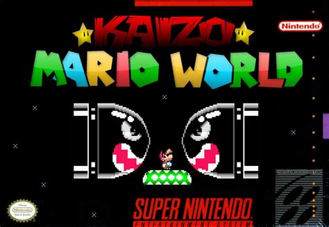 Kaizo Mario World SNES Fan Box Art : gaming