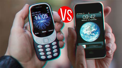 СРАВНЕНИЕ iPHONE 2G VS NOKIA 3310! - YouTube