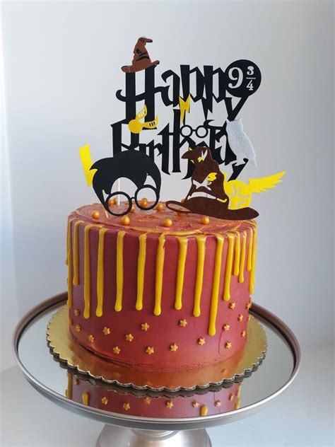 Harry Potter Happy Birthday Cake Topper - birthdayah