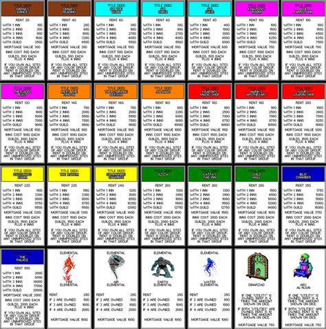 Monopoly Chance Cards Printable That Are Eloquent | Bates's regarding ...