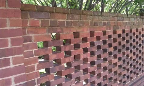 Pierced brick garden wall at the Todd house in Lexington, Ky | Brick ...