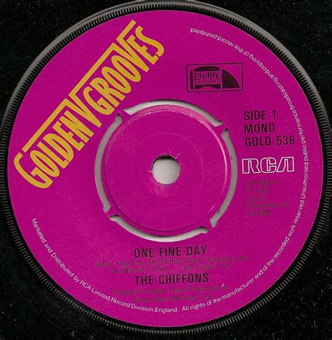 The Chiffons – One Fine Day (1981, Vinyl) - Discogs