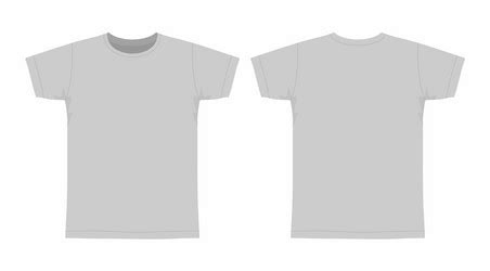 Gray Tshirt Template