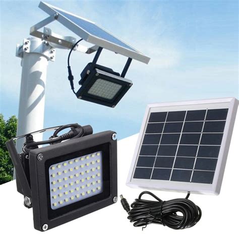 Waterproof IP65 54 LED Solar Light SMD Solar Panel LED Flood Light Floodlight Outdoor Security ...