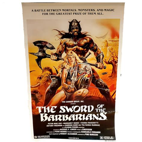 THE SWORD OF THE BARBARIANS - Vintage Movie Poster | CAVITY CuriosityShop