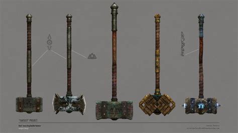 ArtStation - MAUL - Fantasy weapon design, Antonio Pacheco Rune Knight, Graphic Projects ...