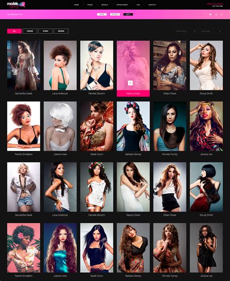 Models Agency – Models Portfolio HTML Template | Modern Web Templates