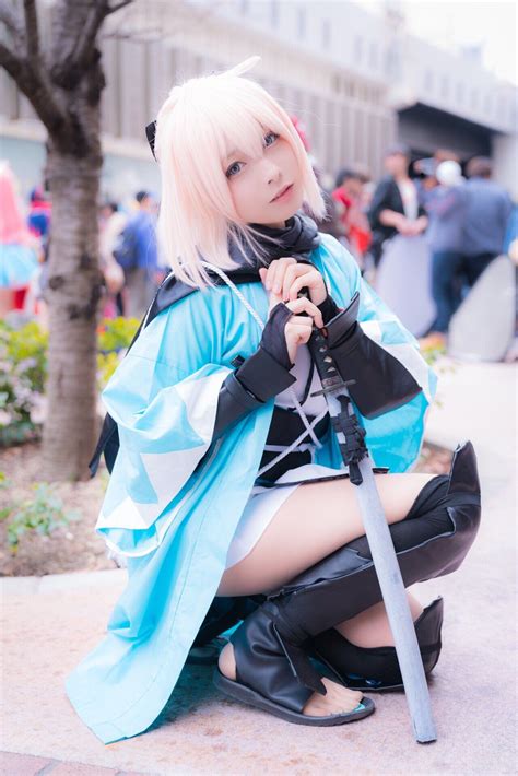 Okita Souji - Fate | Cute cosplay, Cosplay woman, Cosplay outfits