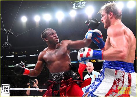 Photo: logan paul congratulates ksi after losing boxing rematch 16 ...