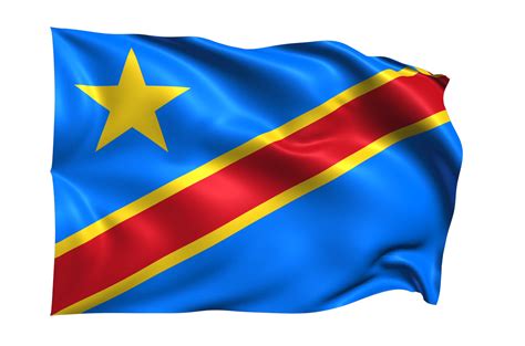 Congo Waving flag Realistic Transparent Background 15309646 PNG