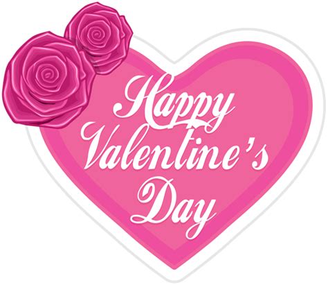 Happy Valentines Day transparent PNG transparent image download, size: 600x521px