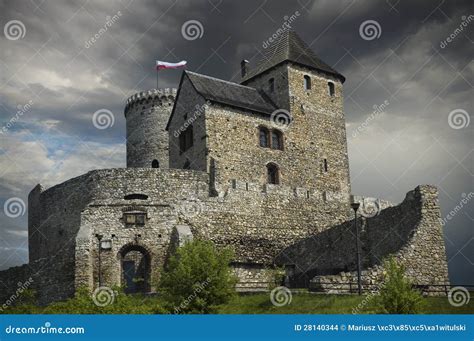 Castle in Bedzin, Poland stock photo. Image of architecture - 28140344