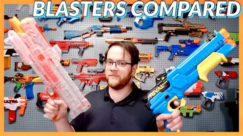 Blasters Compared: Nerf Rival Forerunner vs X-Shot Orbit - YouTube