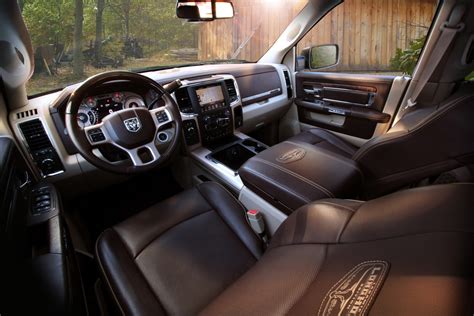 2014 Ram 3500 Laramie Longhorn interior - egmCarTech