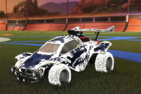 Rocket League Titanium White Octane Design With Titanium White Wet Paint & Titanium White School'd