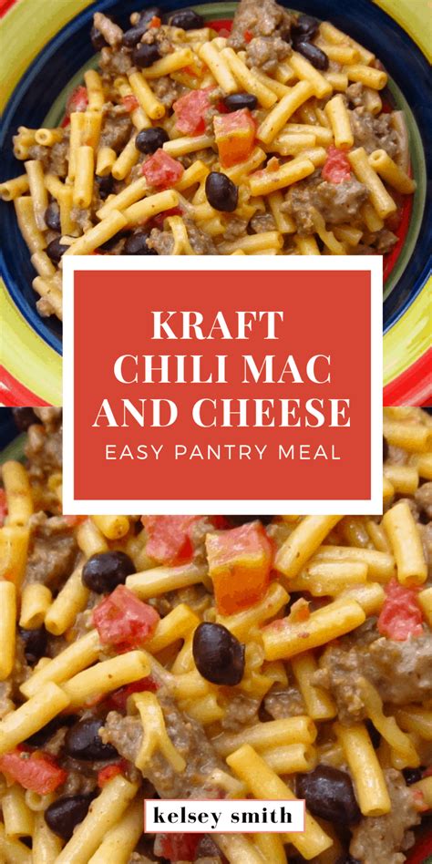 Kraft Chili Mac and Cheese Mac And Cheese Box Recipe, Hamburger Mac And Cheese, Mac N Cheese ...