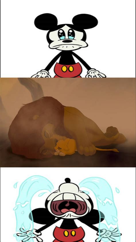 Mickey Mouse's Reaction To Mufasa's Death by wreny2001 on DeviantArt