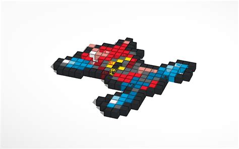 3D design Porygon-Z Pixel Art | Tinkercad