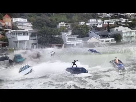 South Africa Is Sinking! Rough Waves Tsunami in Cape Town! Flooding in Gordon's Bay, #CapeTown # ...