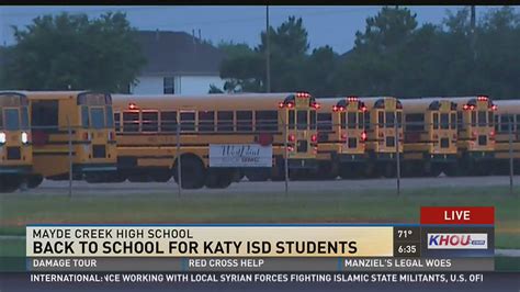 Katy ISD students returning to school after flood | khou.com