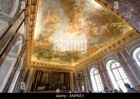 Ceiling, Hercules Drawing Room, Palace of Versailles, France Stock Photo - Alamy
