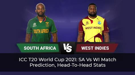 ICC T20 World Cup 2021: SA Vs WI Match Prediction, Head-To-Head Stats