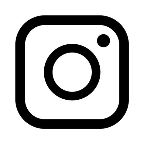 Instagram Logo with White Circle Background