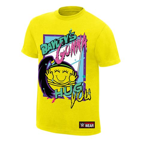 Bayley Bayley's Gonna Hug You Authentic T-Shirt | Pro Wrestling | Fandom