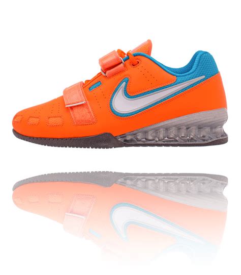 Nike Romaleos 2 Weightlifting Shoes Orange / Blue