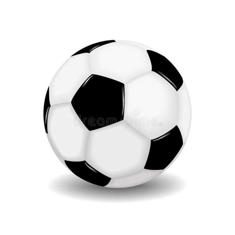 Football or Soccer Ball Flat Icon on White Stock Vector - Illustration of black, colored: 93721599