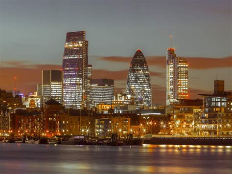 London Skyline and the Gherkin Building Mural | Wallsauce NZ