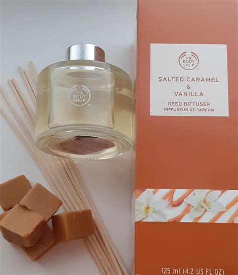 The Body Shop's Salted Caramel & Vanilla Reed Diffuser - Mybeautywaxstash