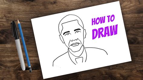 How To Draw Cartoon Obama
