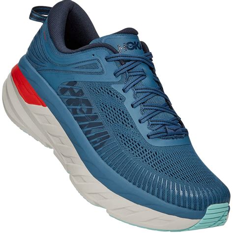 Hoka One One Men's Bondi 7 Wide Athletic Shoes - Real Teal | elliottsboots