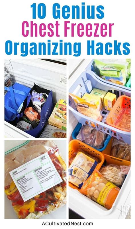 Ideas for Organizing a Chest Freezer- Kitchen Organization | Chest ...