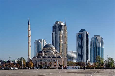 Grozny 8 | Grozny. Grozny-City Towers. Mosque "The Heart of … | Flickr