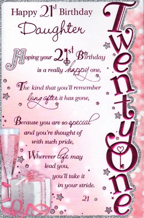 Happy 21st BirthDay Daughter - Happy 21st BirthDay Daughter Price:£1.25 | Happy 21st birthday ...