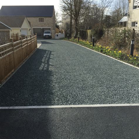 Domestic Gravel Driveway Installation using Black X-Grid® Panels