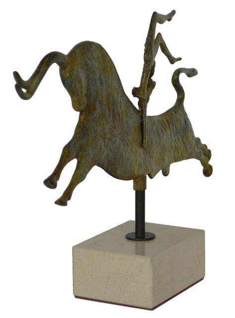 Bull-leaping Bronze Sculpture Palace of Knossos Fresco - Etsy