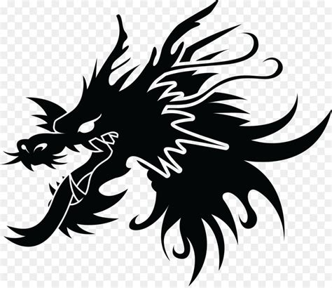 Free Dragon Head Silhouette, Download Free Dragon Head Silhouette png ...