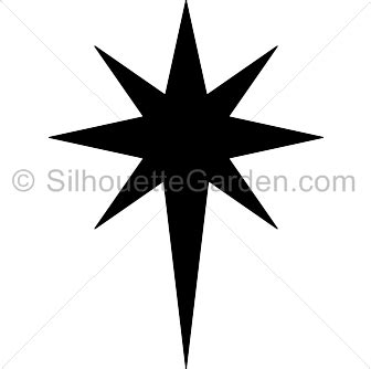 Bethlehem Star Silhouette - Free Clip Art, Printable, and Vector Downloads