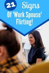 21 Signs of Work Spouse Flirting! - Self Development Journey