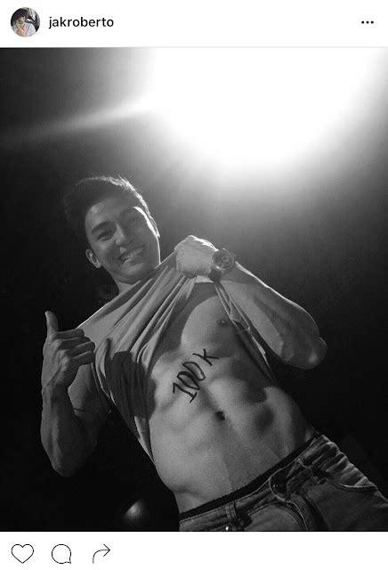 Jak Roberto celebrates Instagram milestone with abs pic | The Ultimate Fan