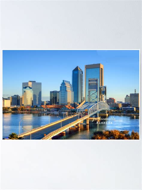 "Jacksonville, Florida - Skyline - Downtown Jacksonville Skyline ...