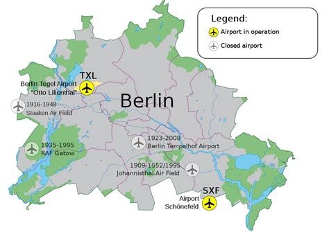 Airports In Germany Map - Best Map of Middle Earth