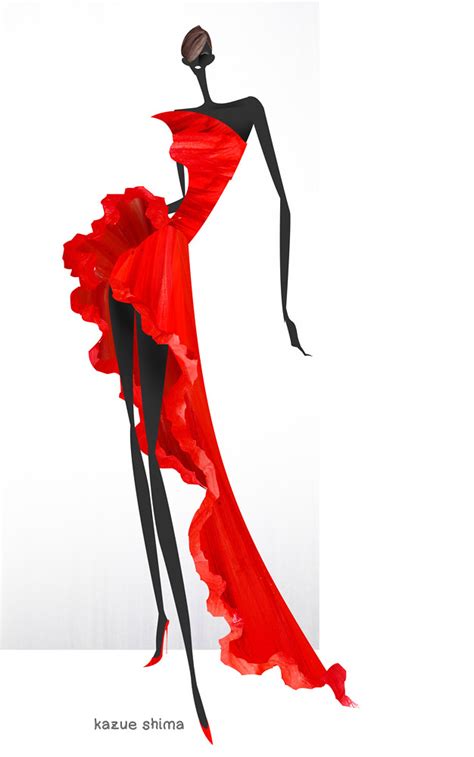 fashion illustration - Red Dress - | www.opus-opus.com/style… | Flickr