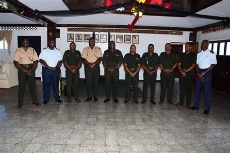 Newly promoted senior Army ranks received new badges - News Room Guyana