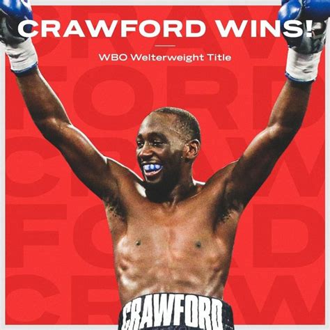 AND STILL! Terence "Bud" Crawford improves to 34-0 with a win in his ...