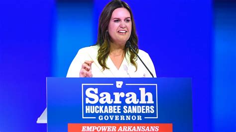 Sarah Huckabee Sanders to bring 'generational impact' with 'bold' agenda as first female ...