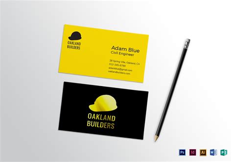 Spot UV Business Card Design Template in PSD, Word, Publisher ...